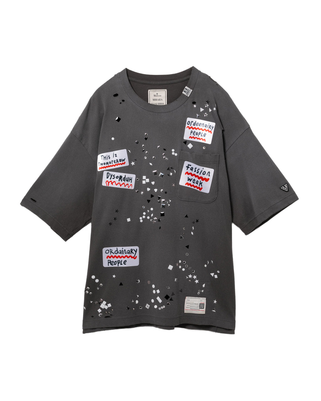 Embellished sticker tee