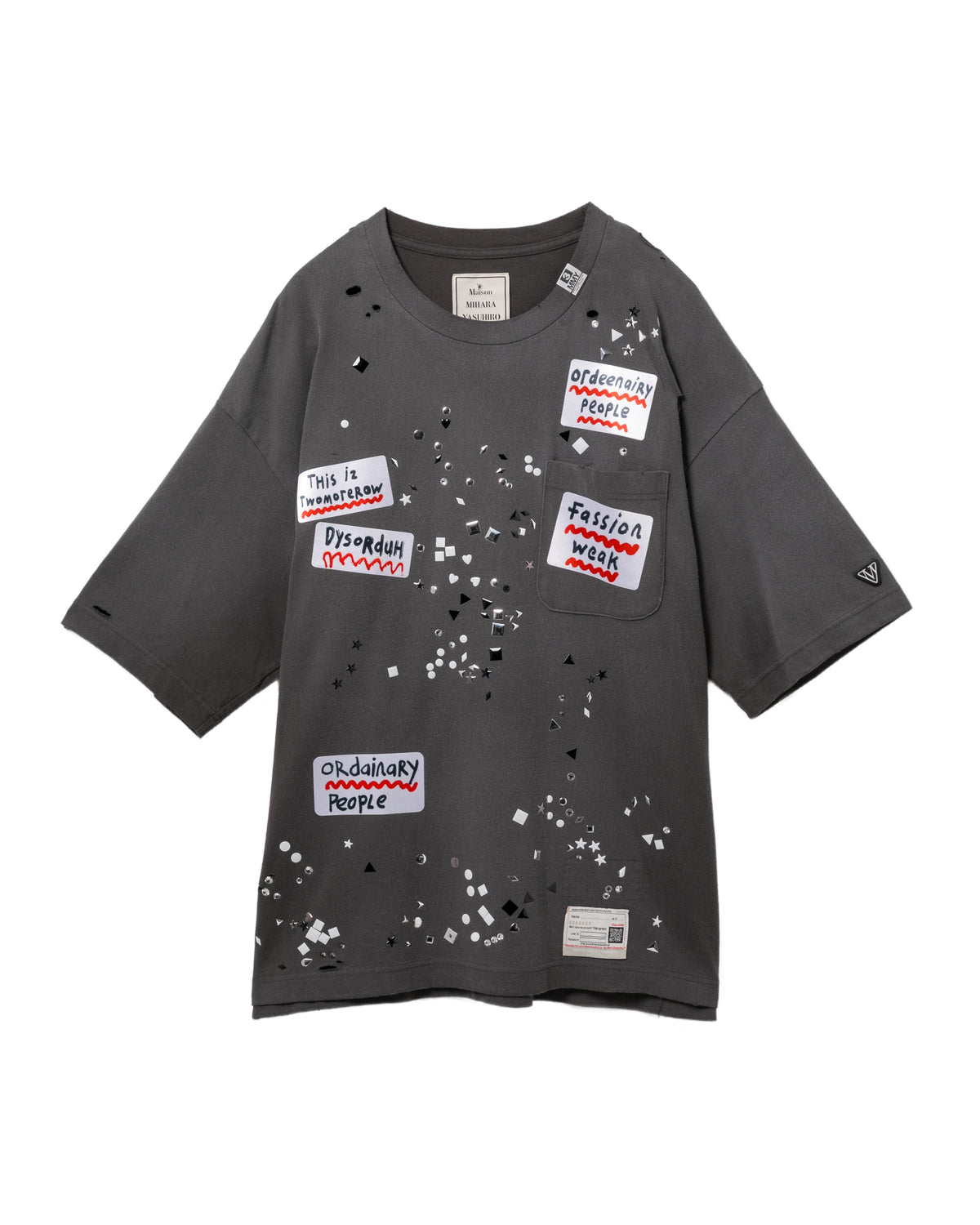 Embellished sticker tee