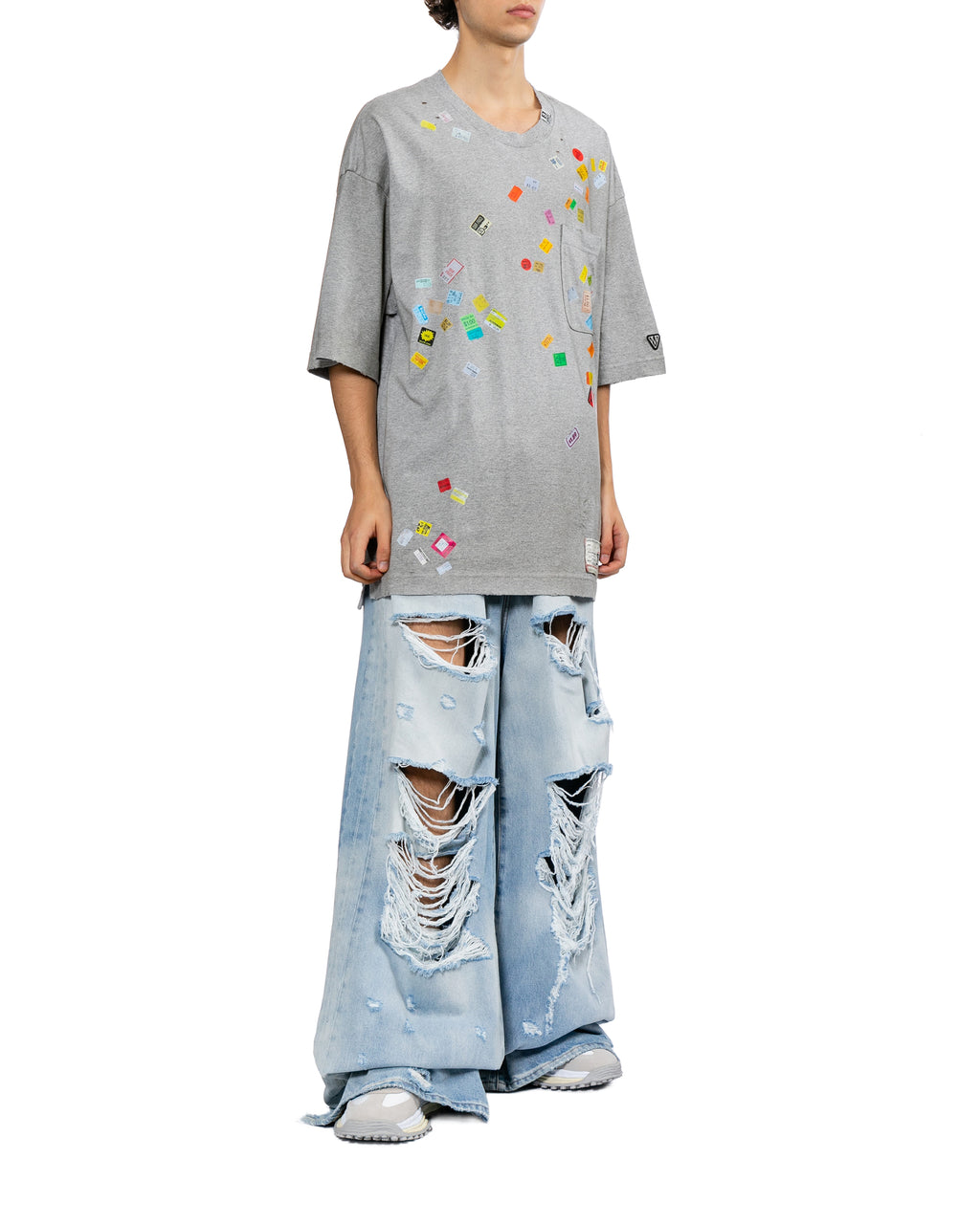Price tag sticker printed tee