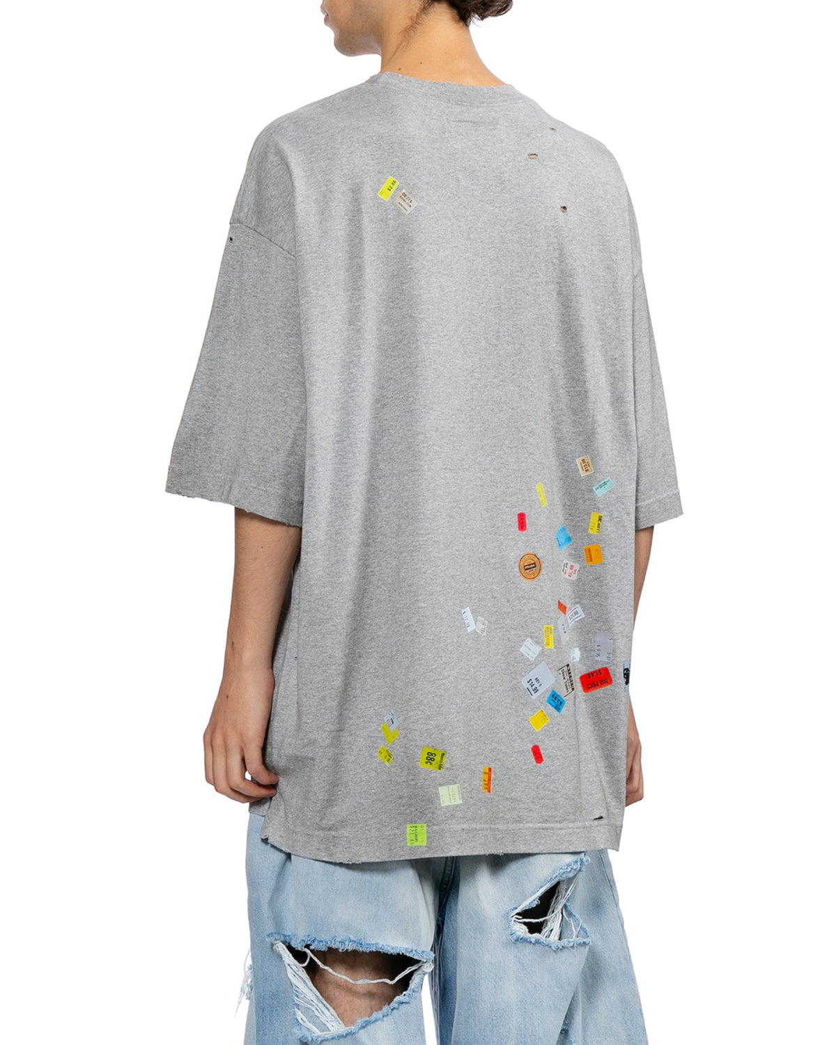 Price tag sticker printed tee