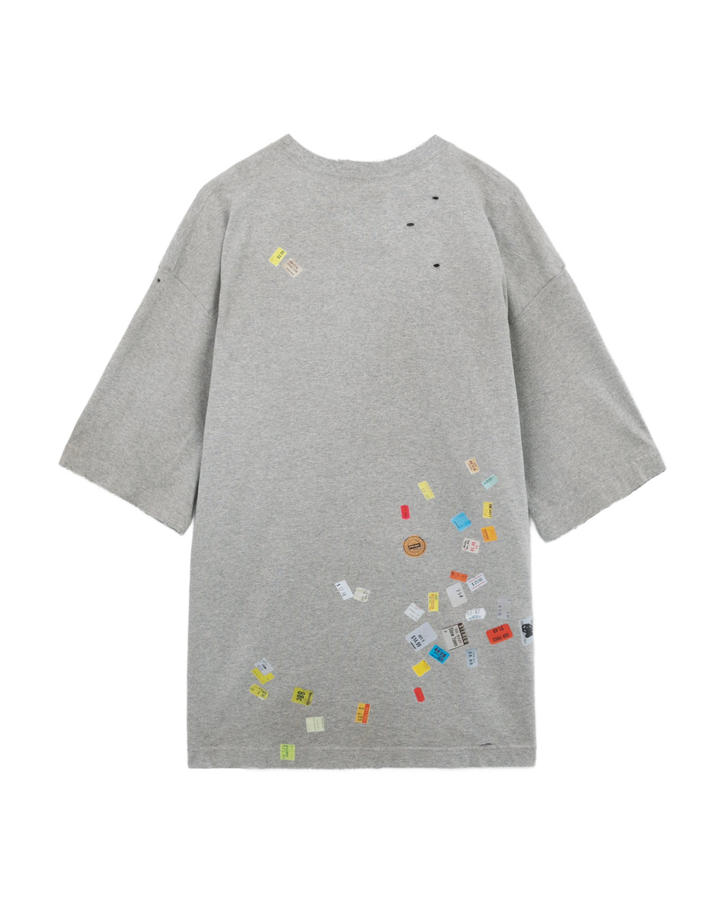 Price tag sticker printed tee