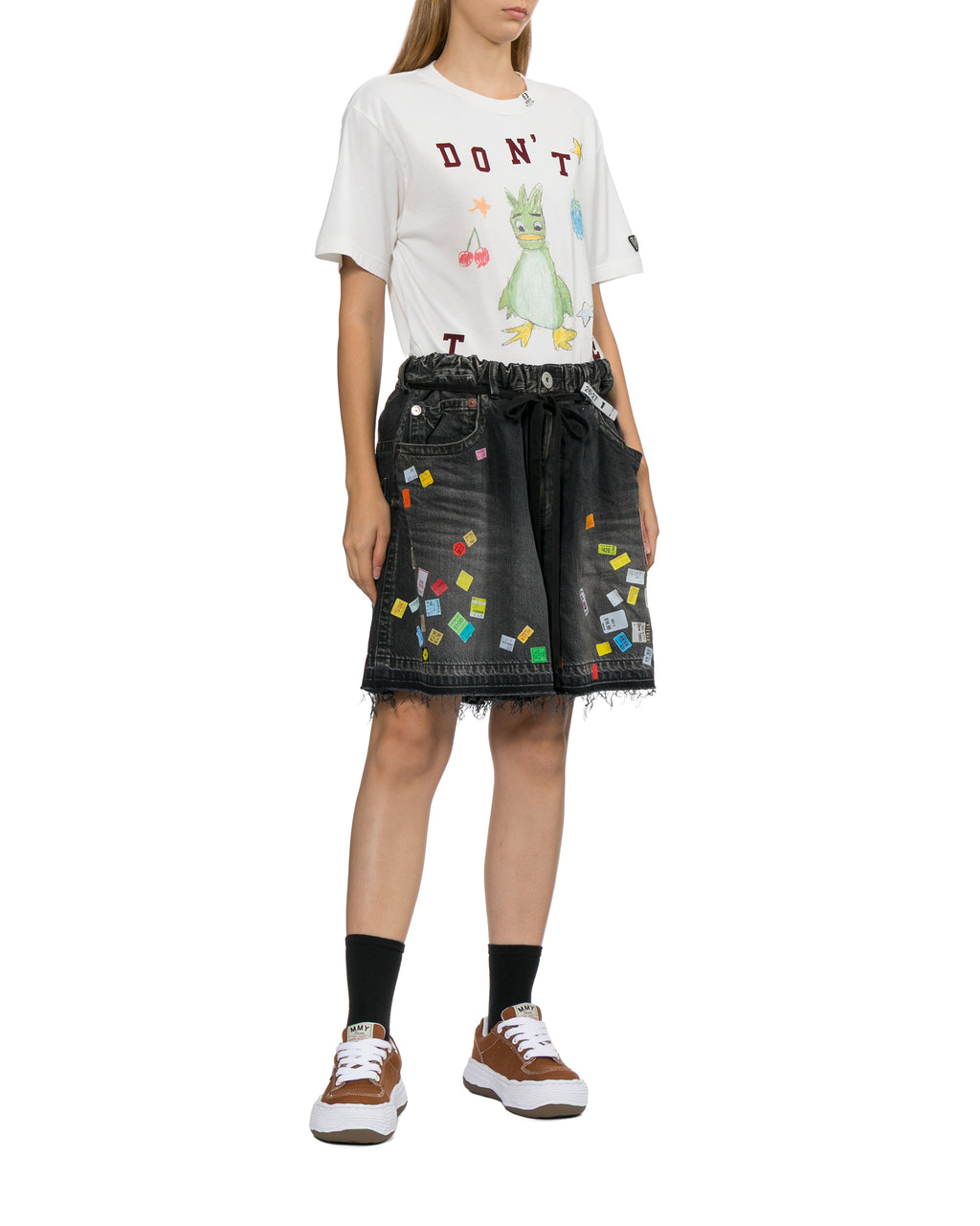 Leon doodle printed tee