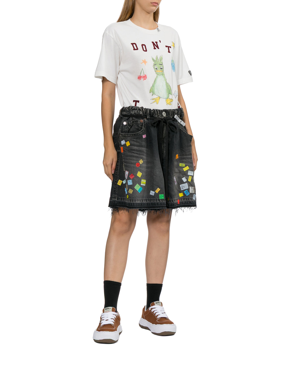 Leon doodle printed tee