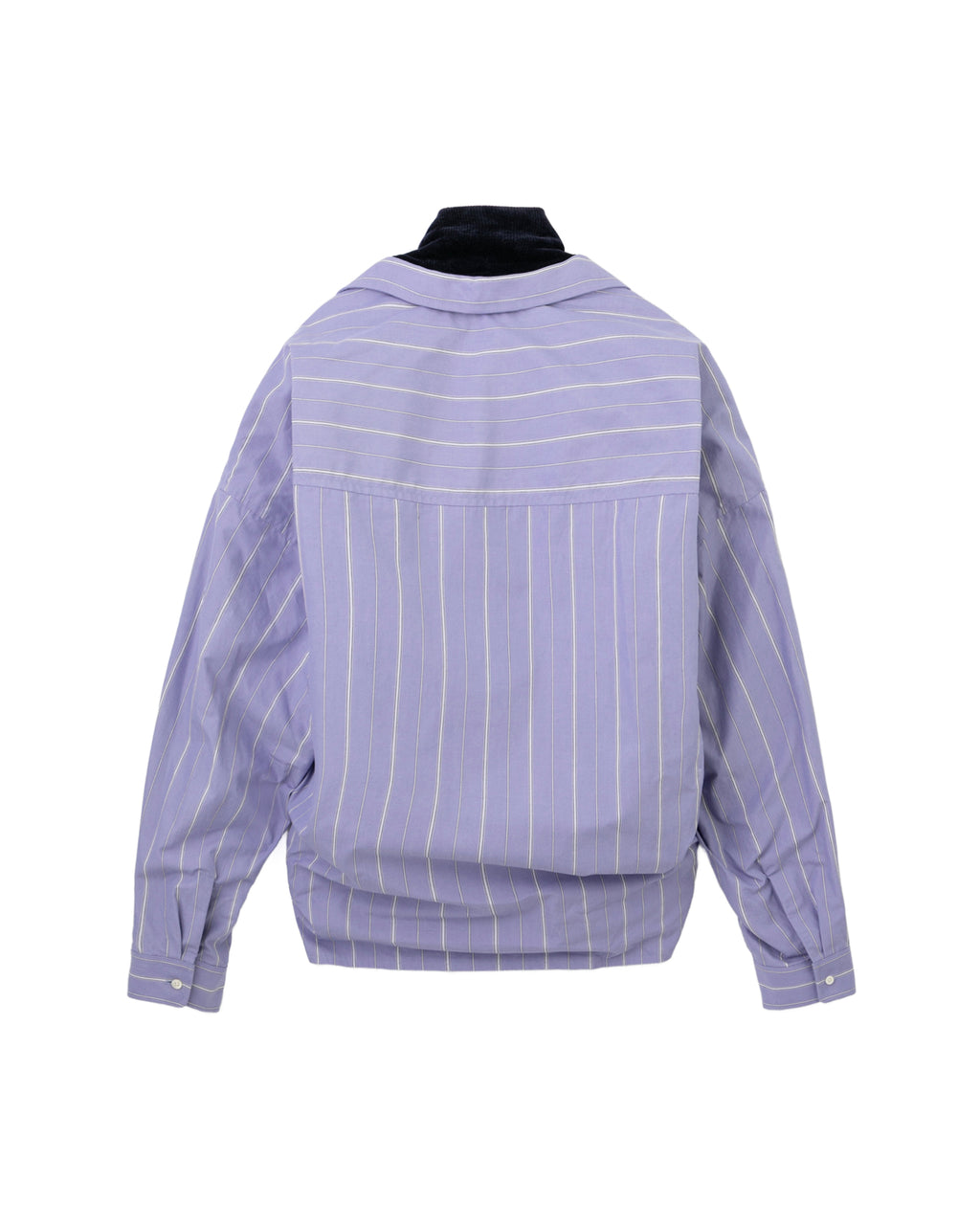 Shifted layer stripe shirt