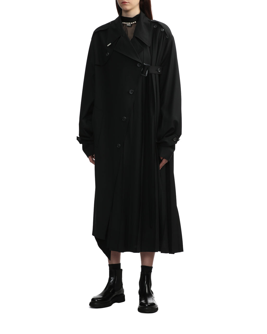 Pleat coat