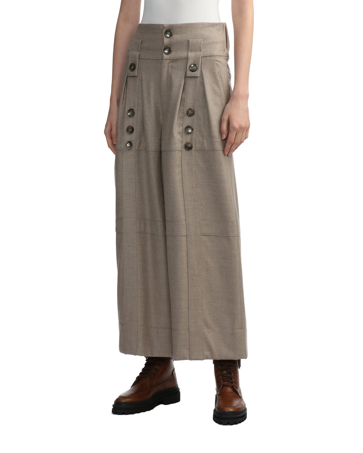 Trench façade pants