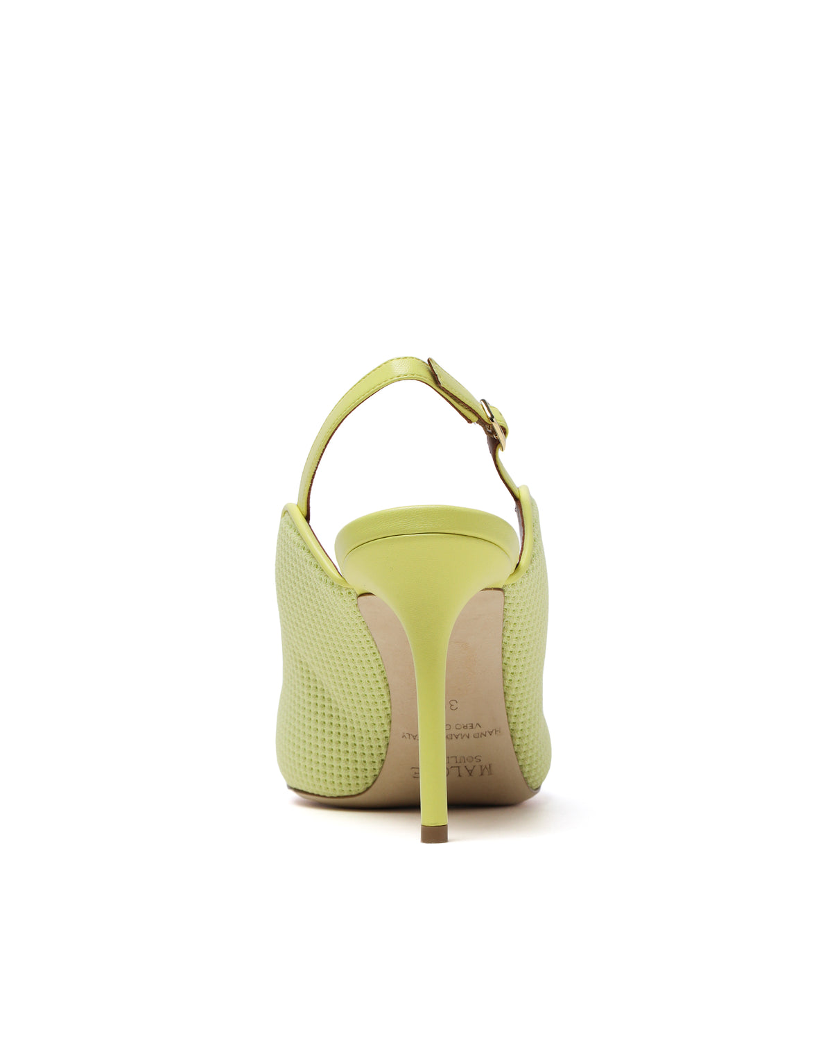 Mesh slingback pumps