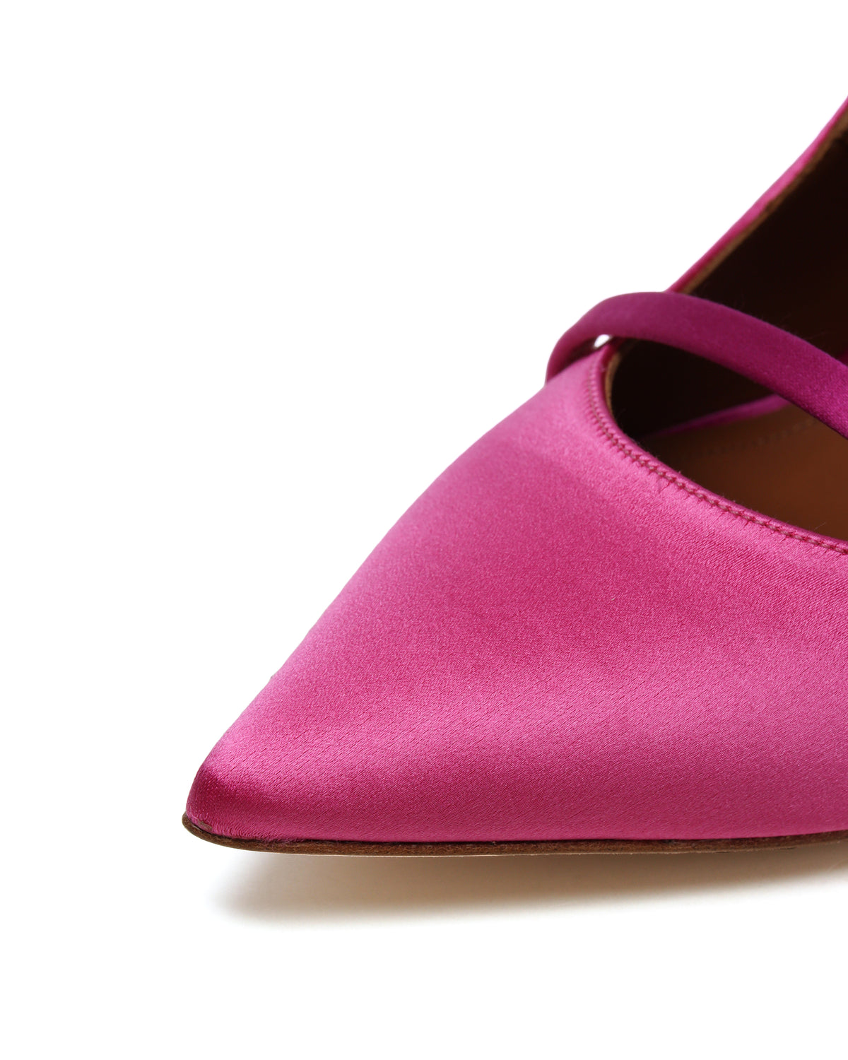 Satin heeled mules