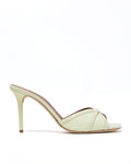 Leather heeled sandals