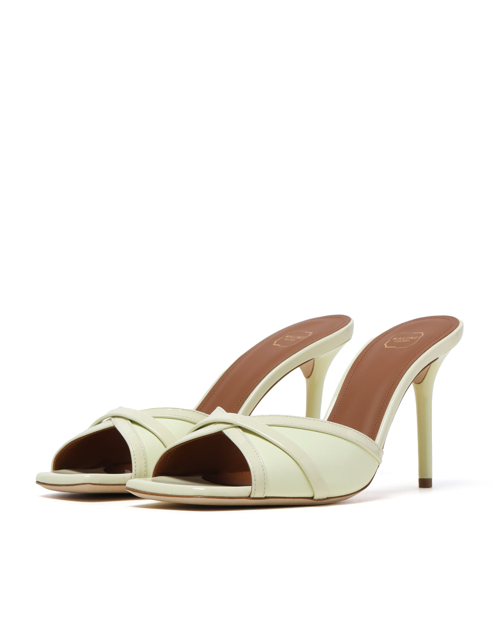 Leather heeled sandals