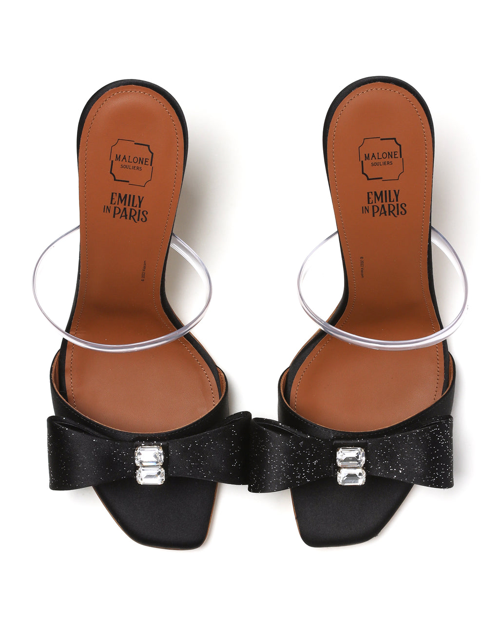 Bow heeled sandals