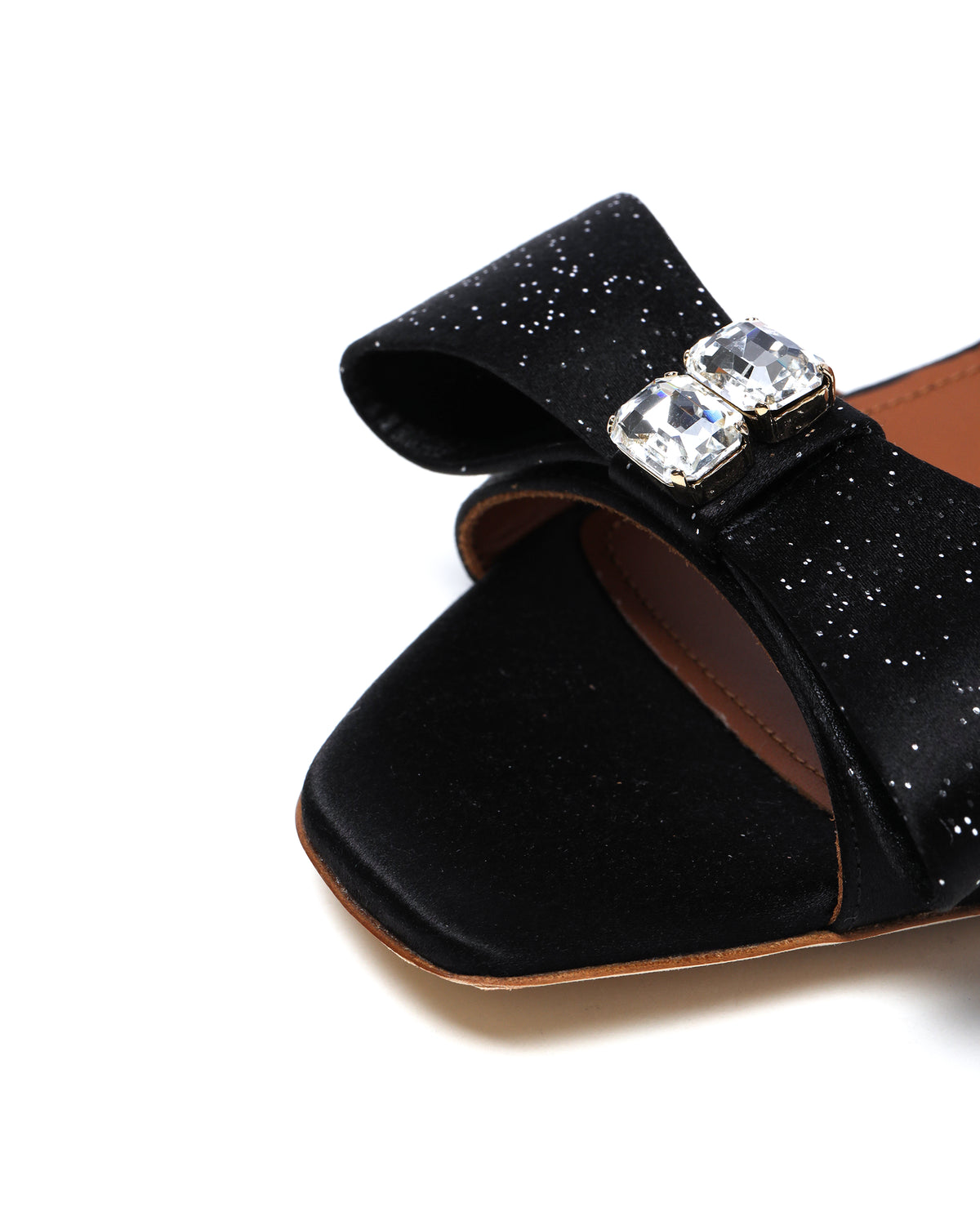 Bow heeled sandals