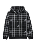 Patterned hoodie