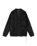 Faux fur cardigan