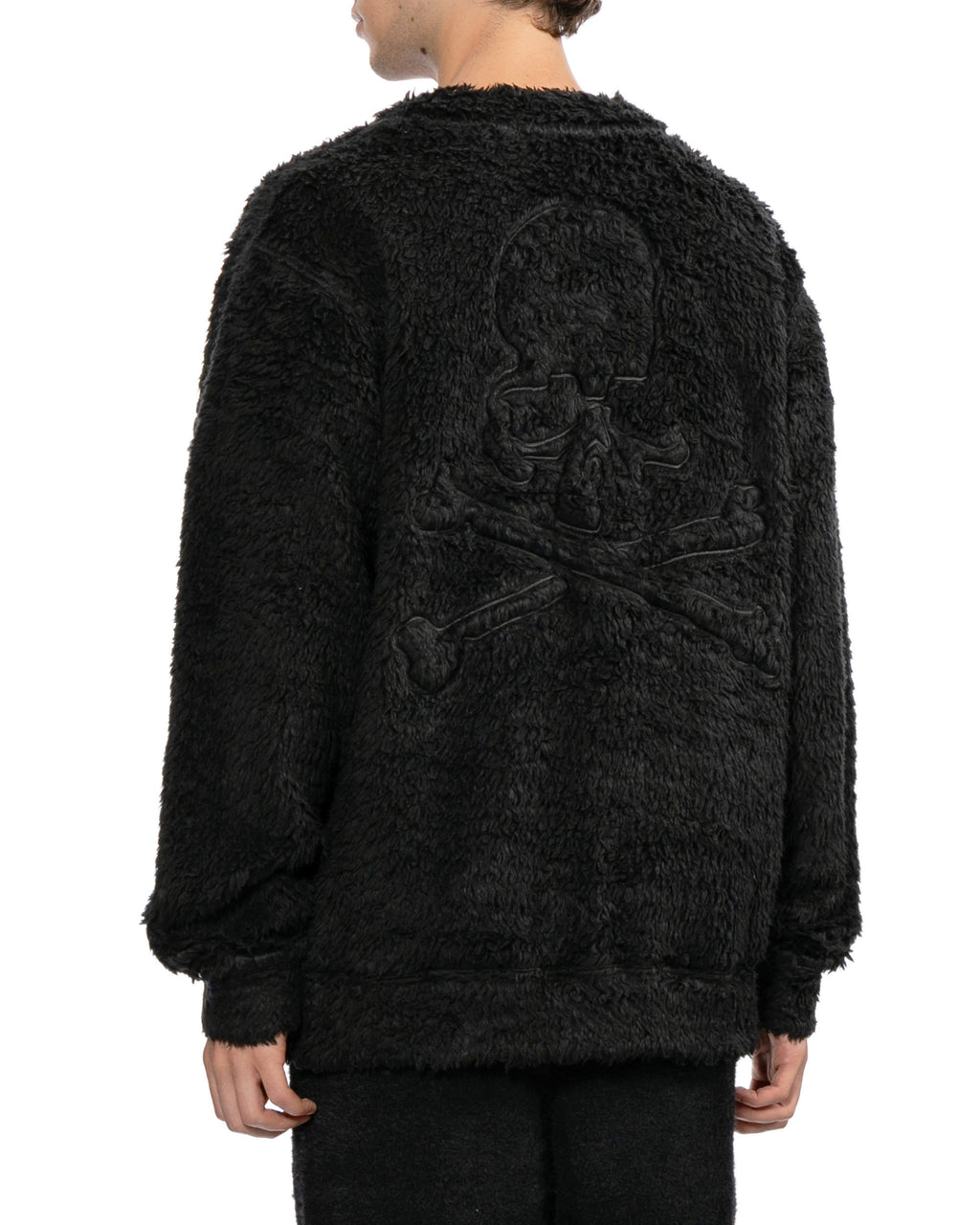 Faux fur cardigan