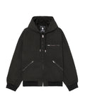 Zip hooded jacket