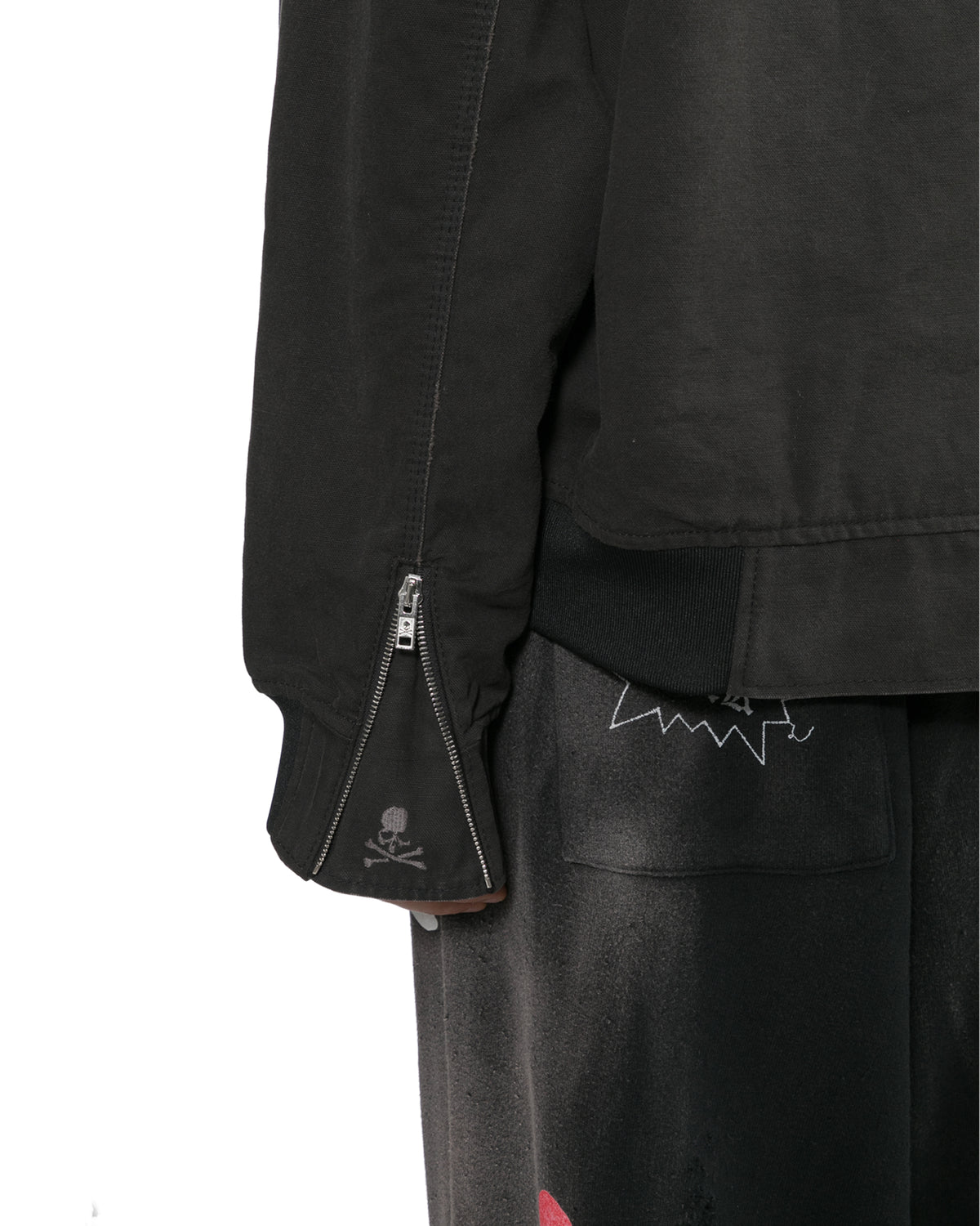 Zip hooded jacket
