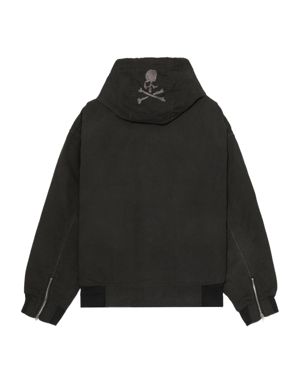 Zip hooded jacket