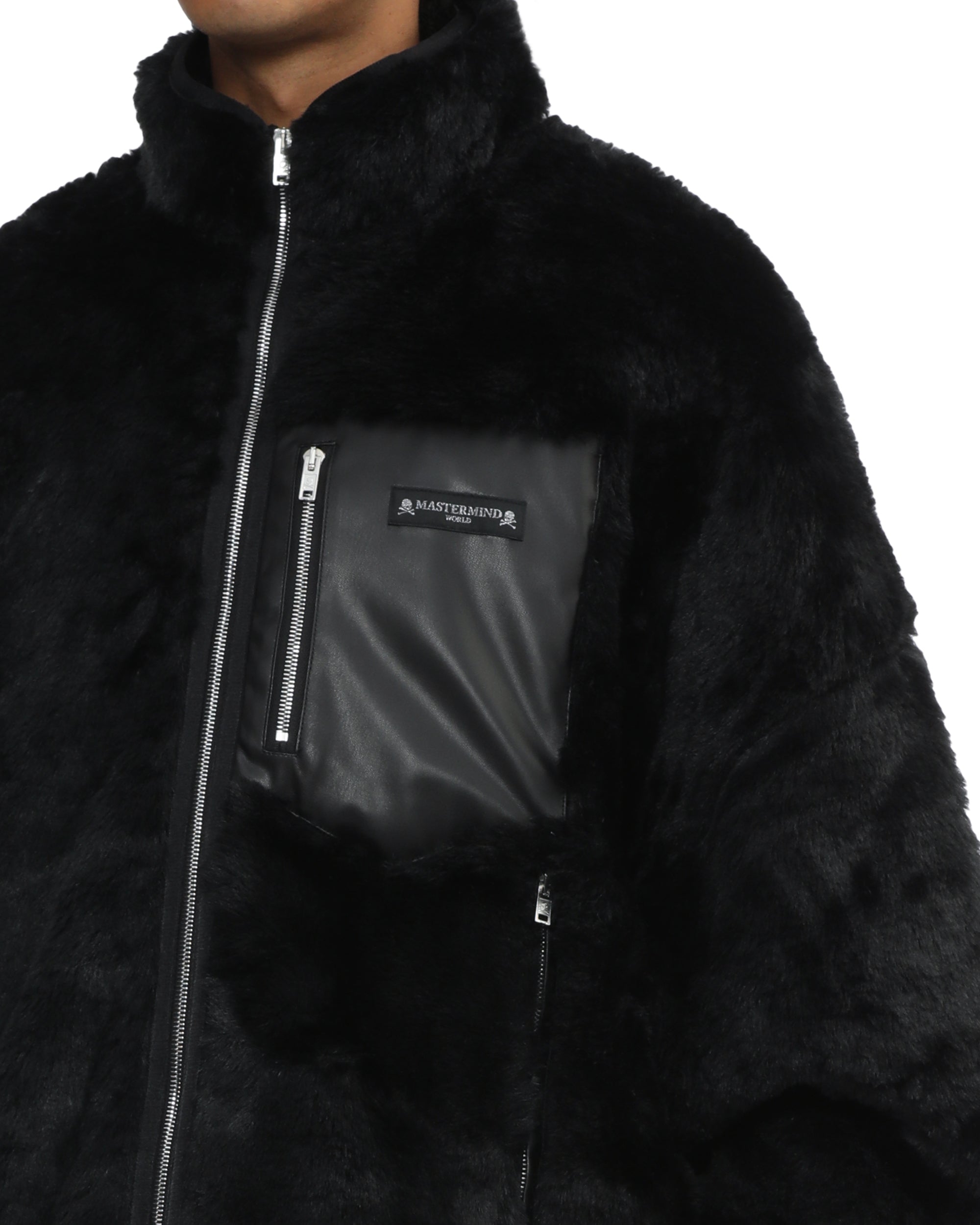 Faux fur jacket
