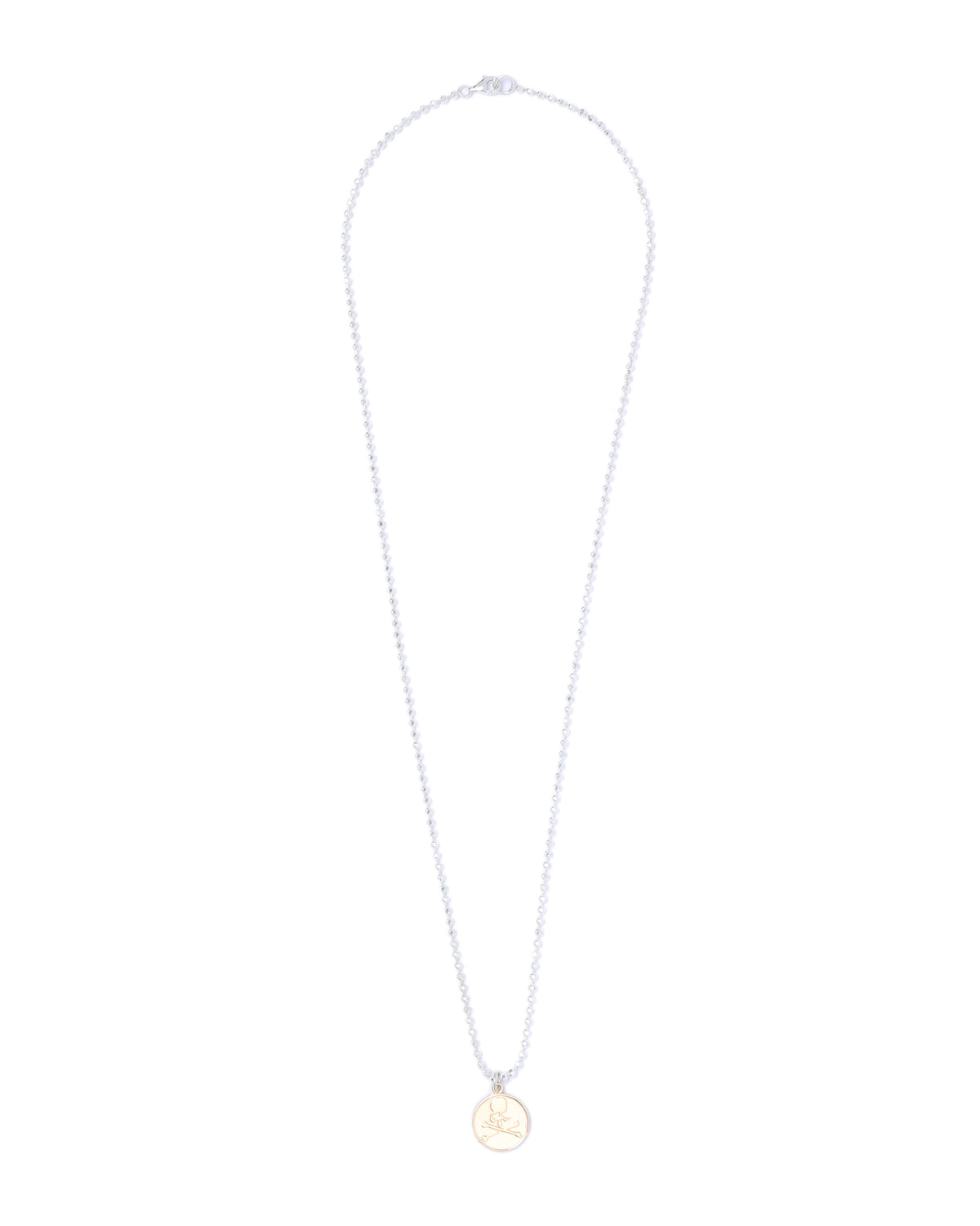 Skull coin necklace