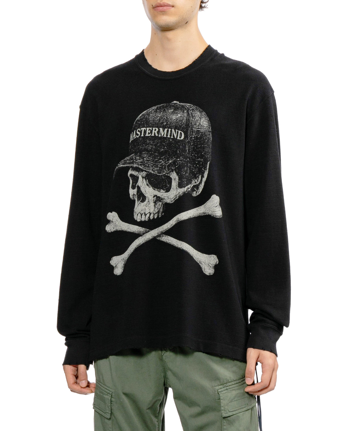 Skull print tee