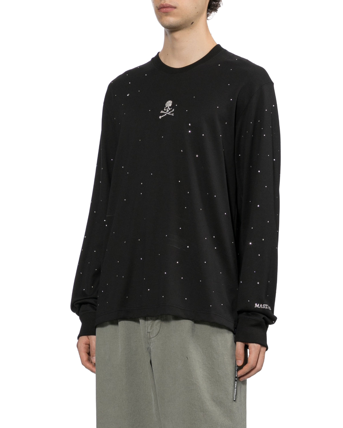 Skull print long sleeve tee