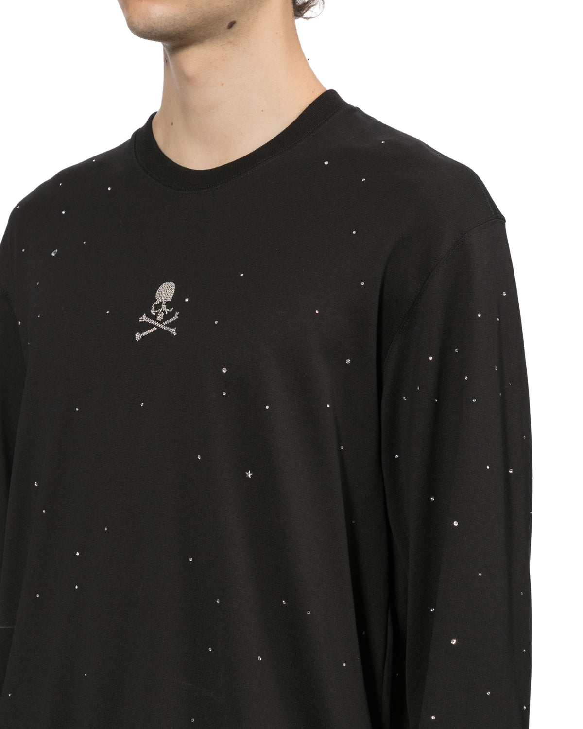 Skull print long sleeve tee
