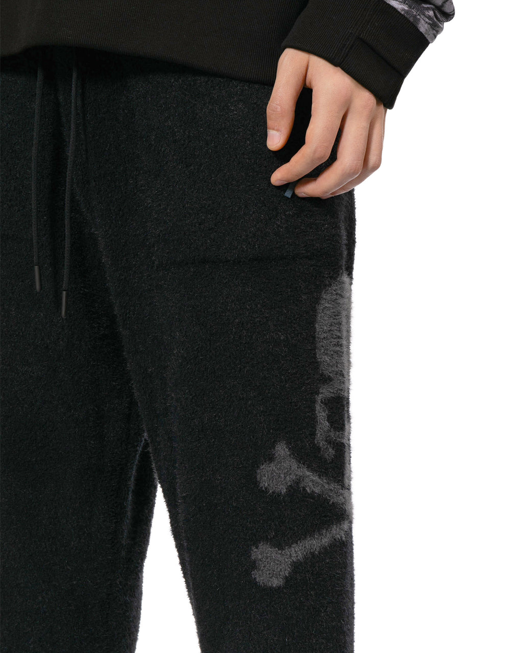 Skull print pants