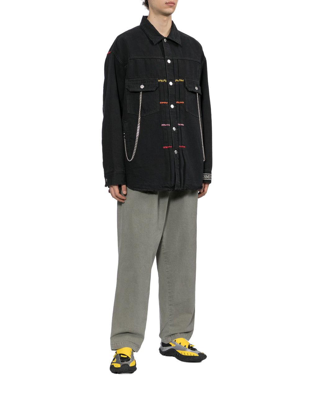Chain detail jacket
