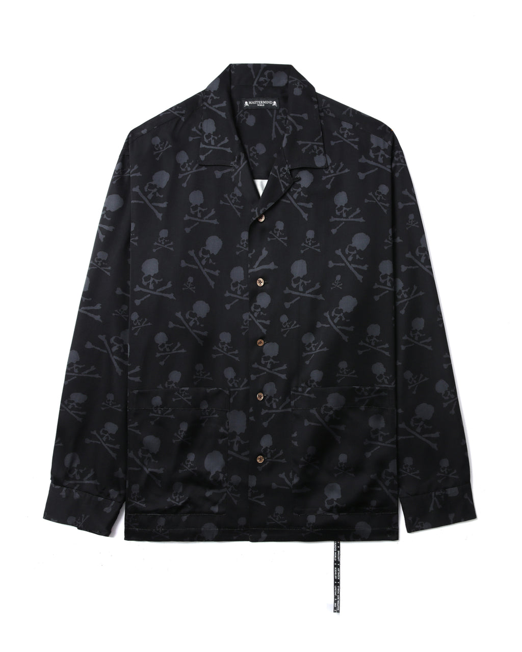 Skull silk shirt