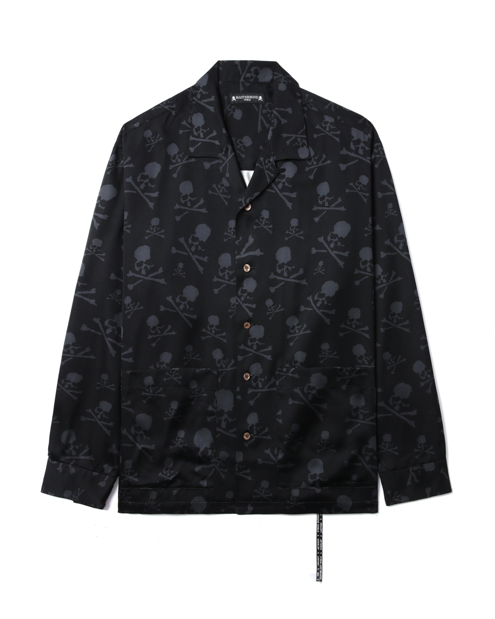 Skull silk shirt