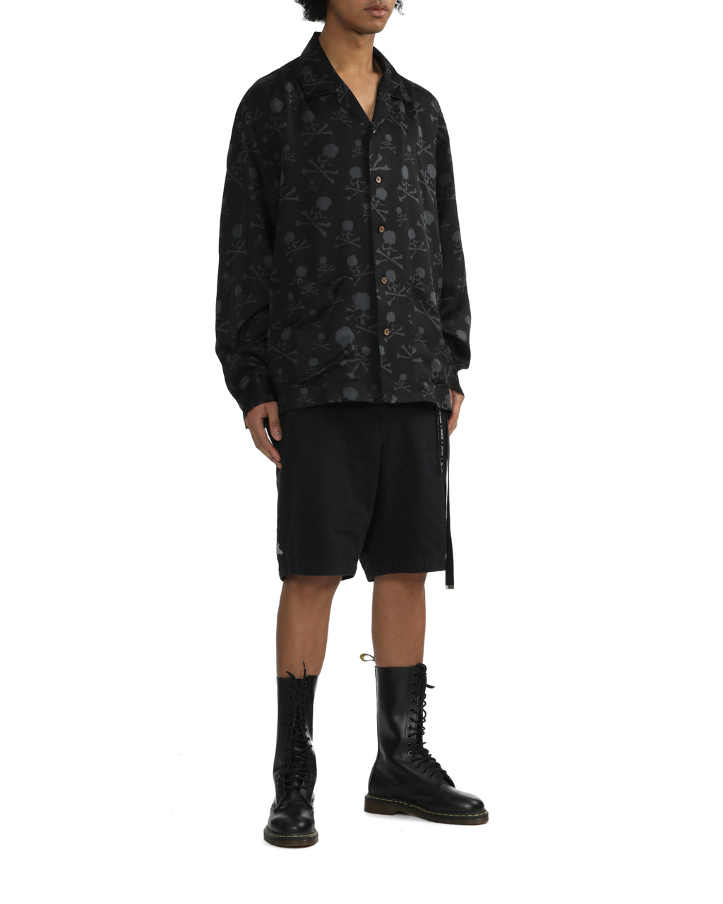 Skull silk shirt