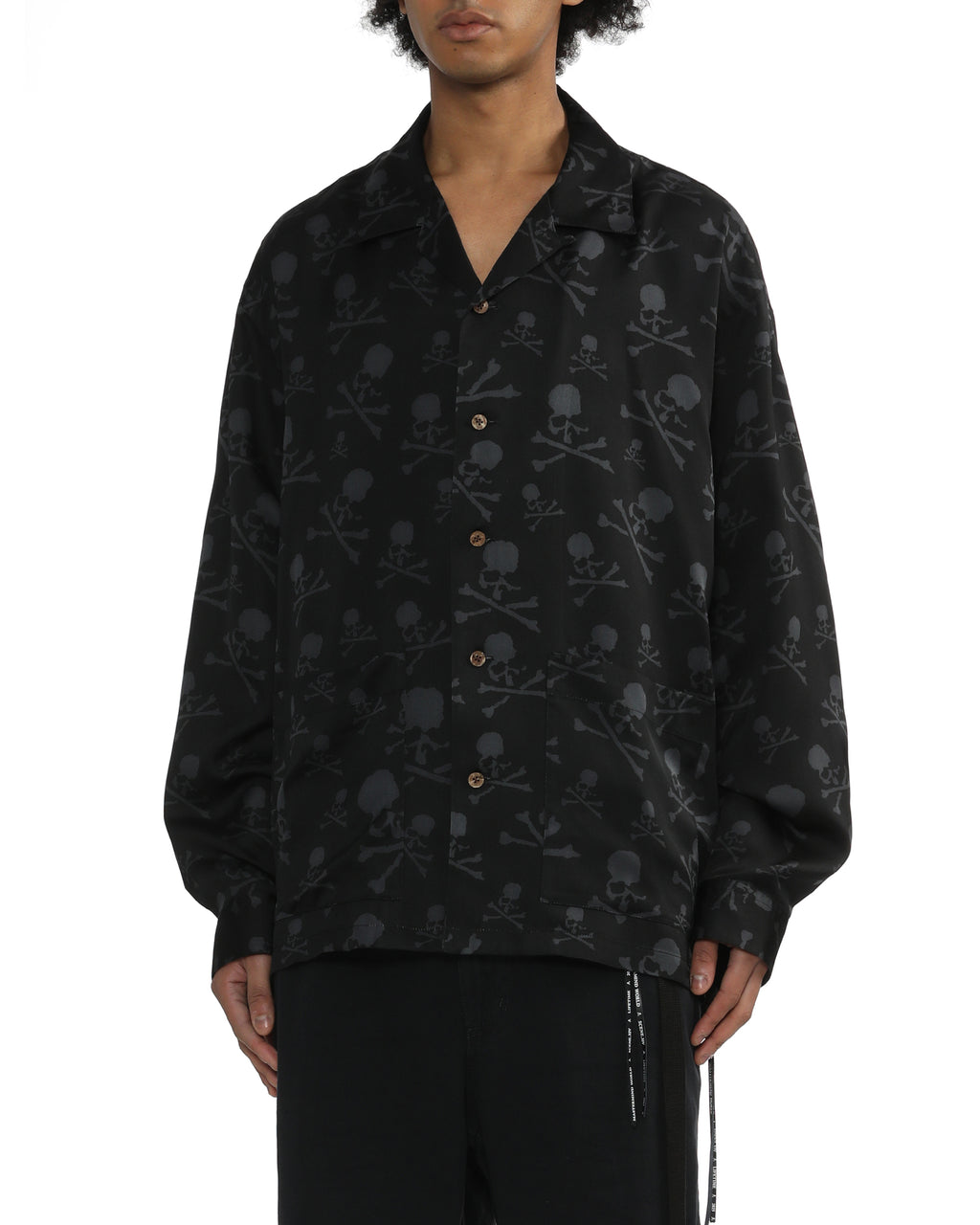Skull silk shirt