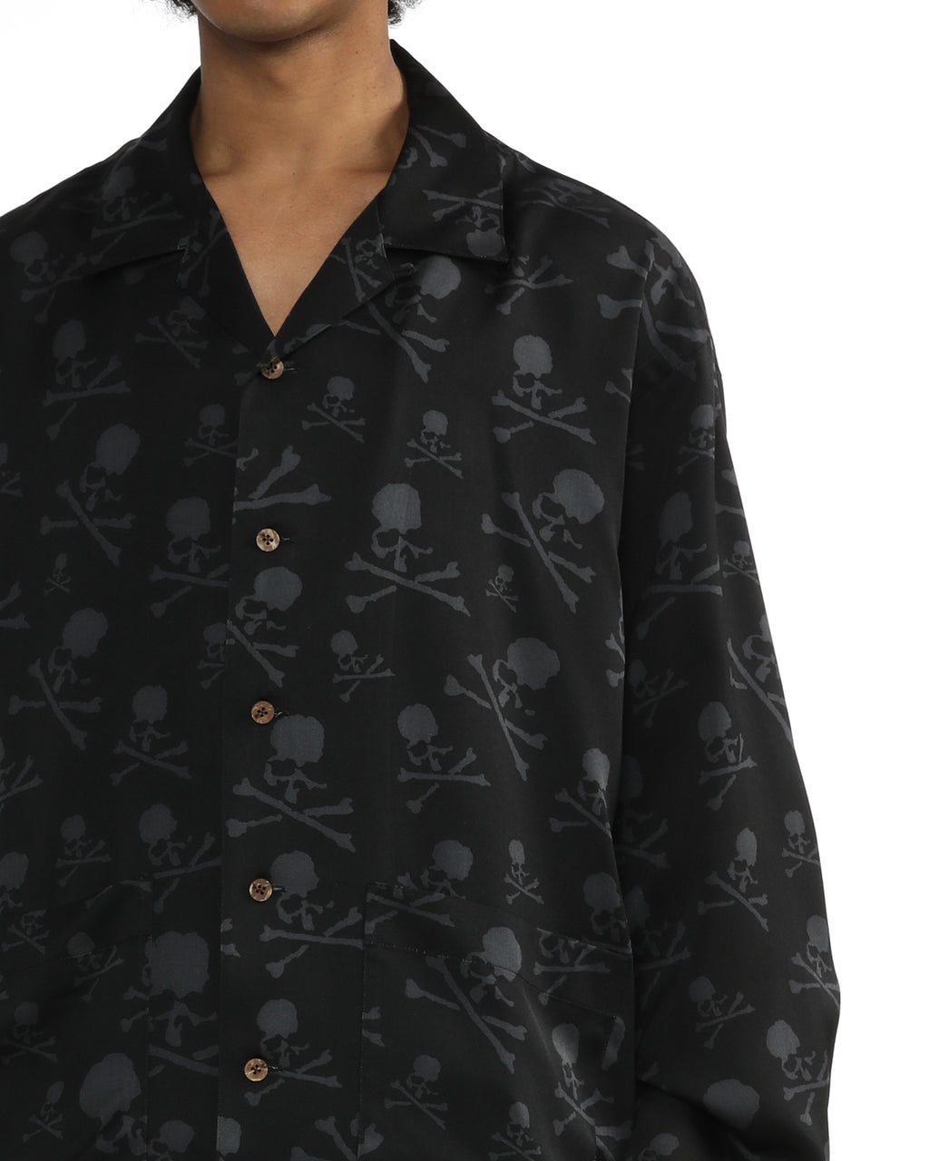 Skull silk shirt