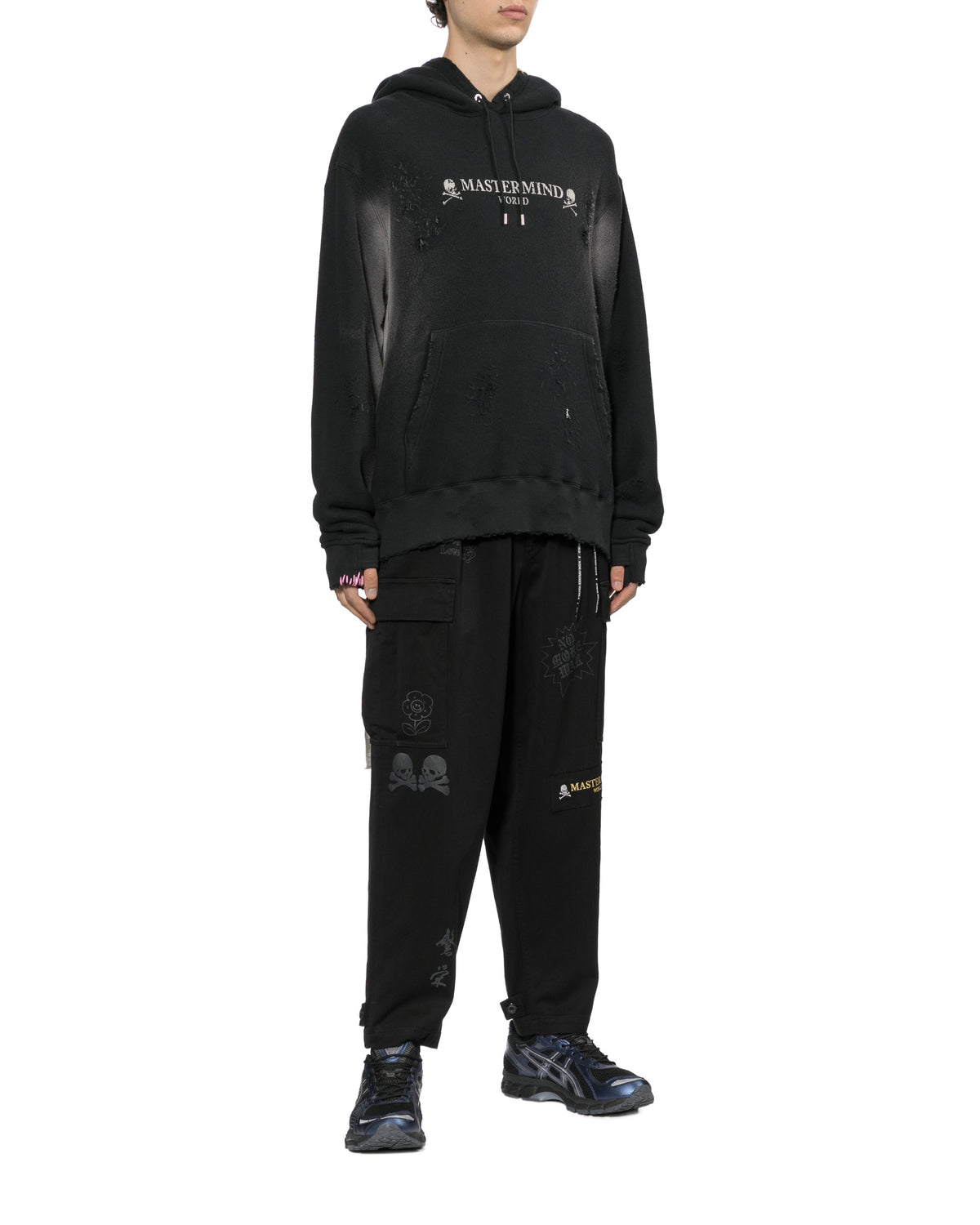 Distressed hoodie