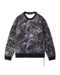 Patterned sweatshirt
