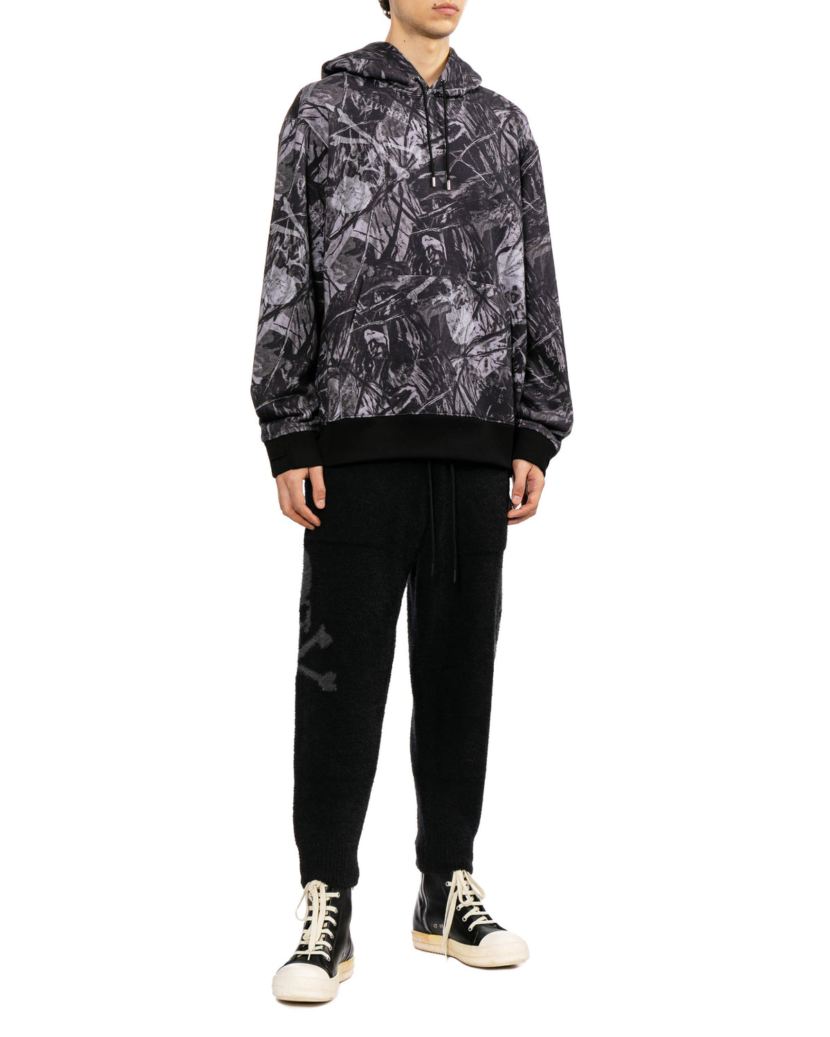 Patterned hoodie