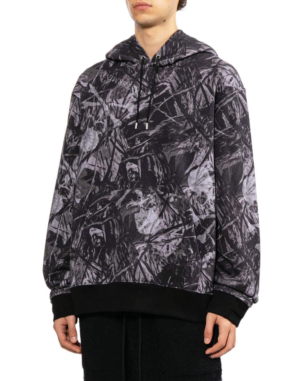 Patterned hoodie