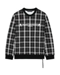 Checked logo sweatshirt