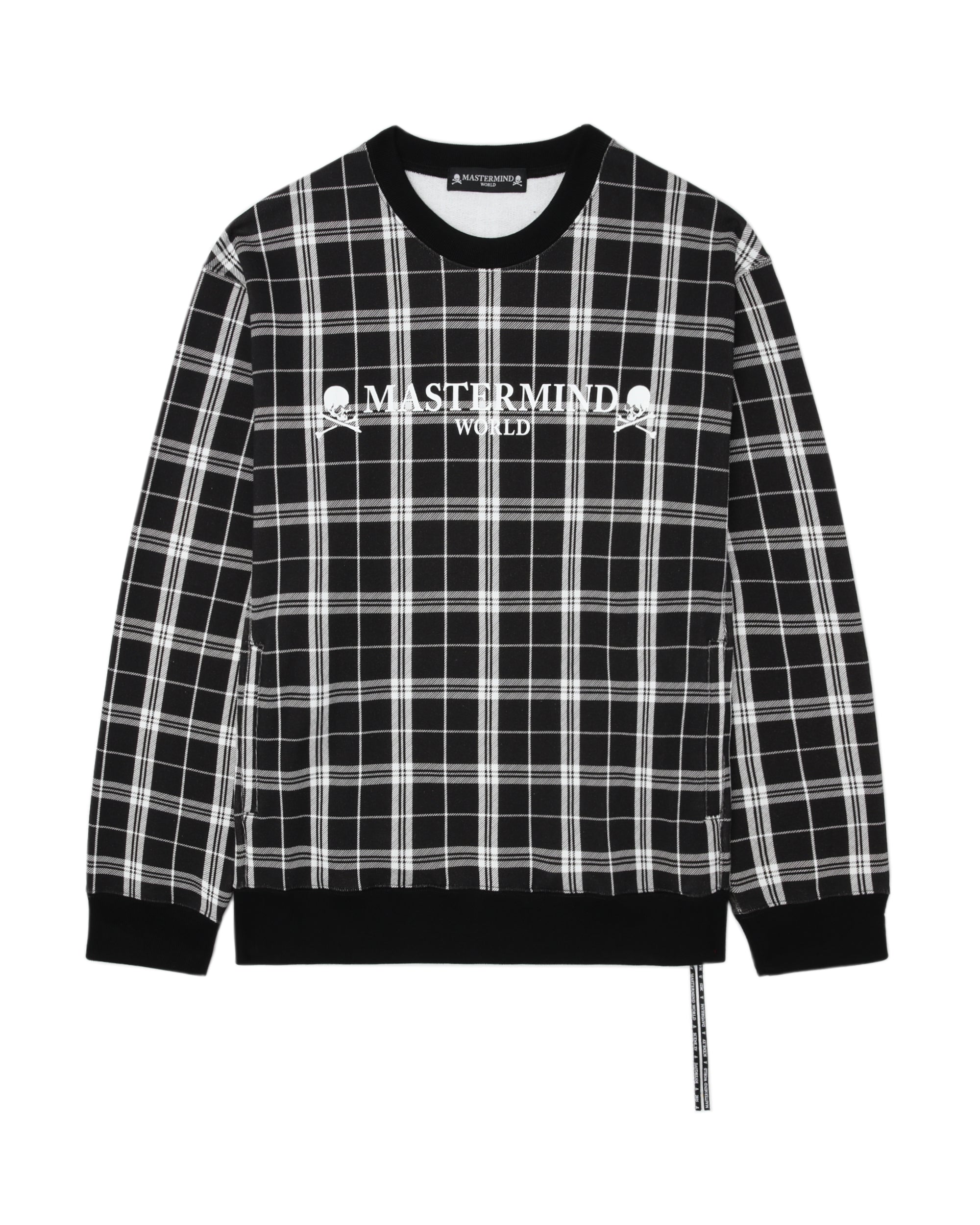 Checked logo sweatshirt