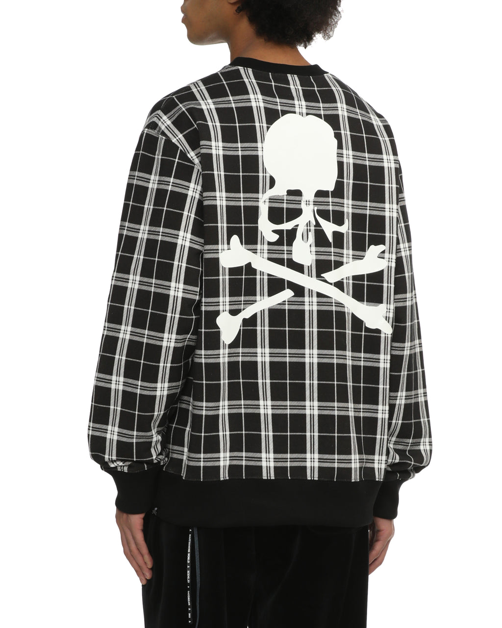 Checked logo sweatshirt