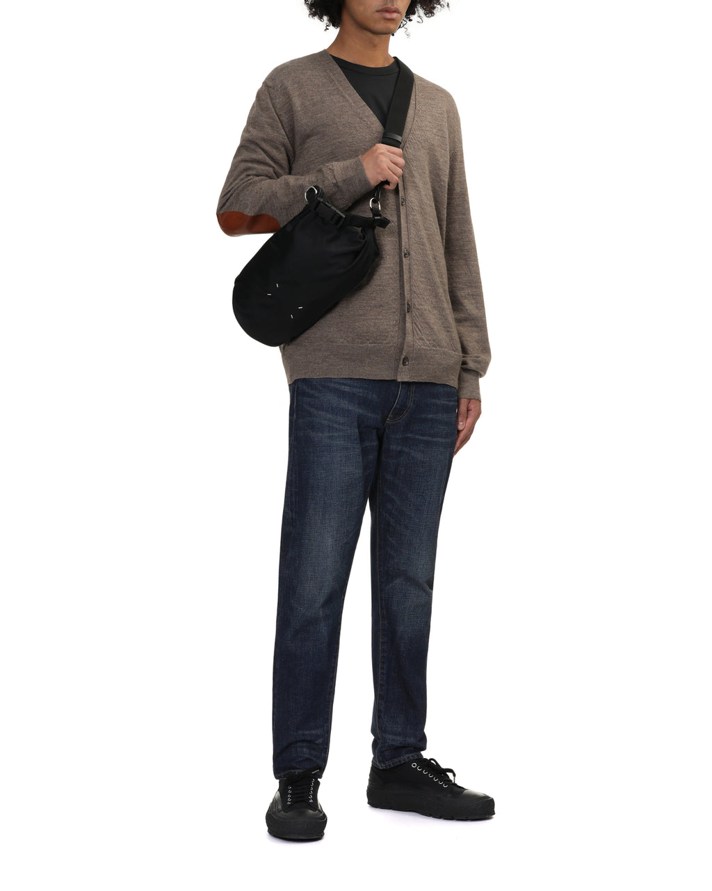 Four-stitch shoulder bag