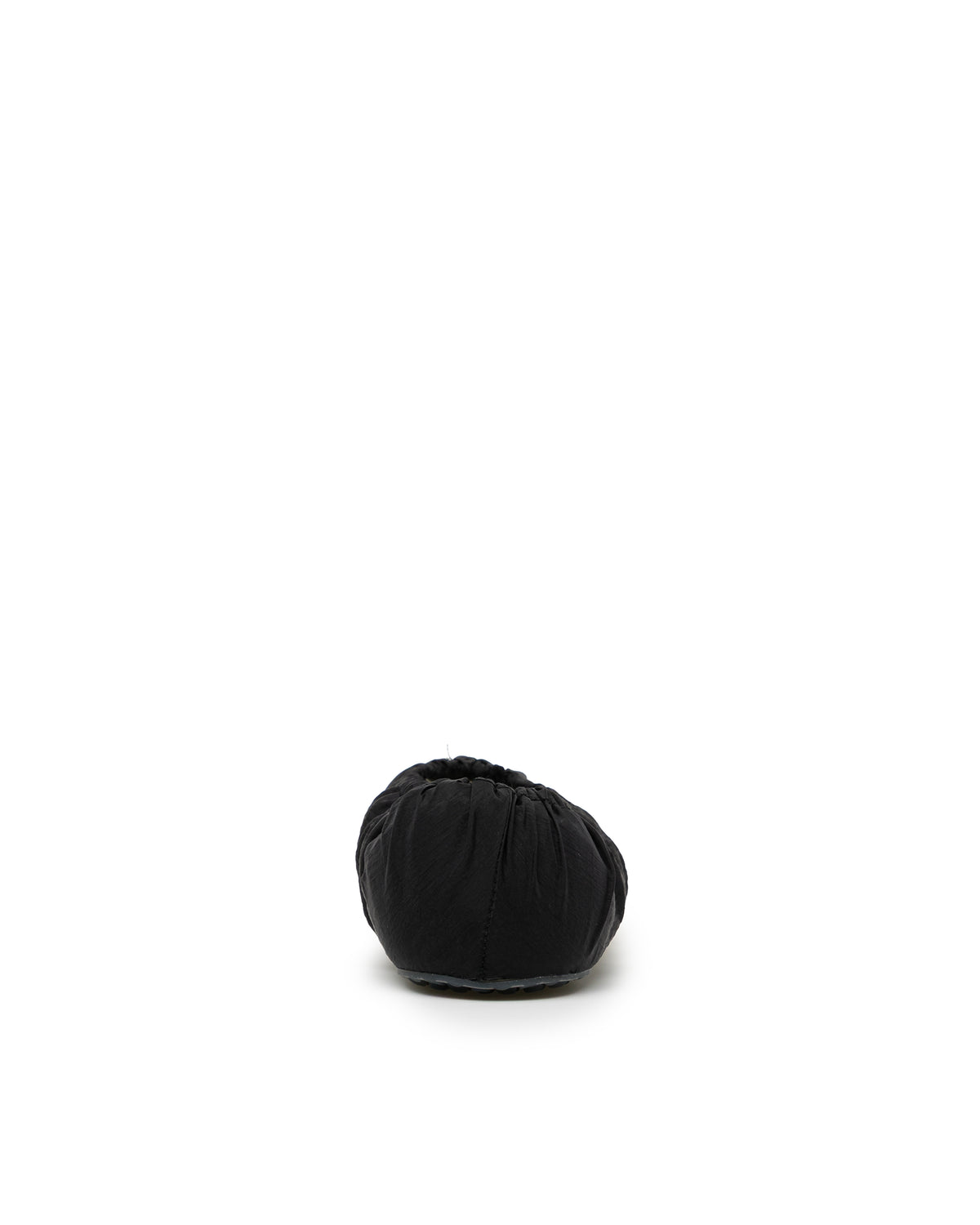 Ruched ballet flats