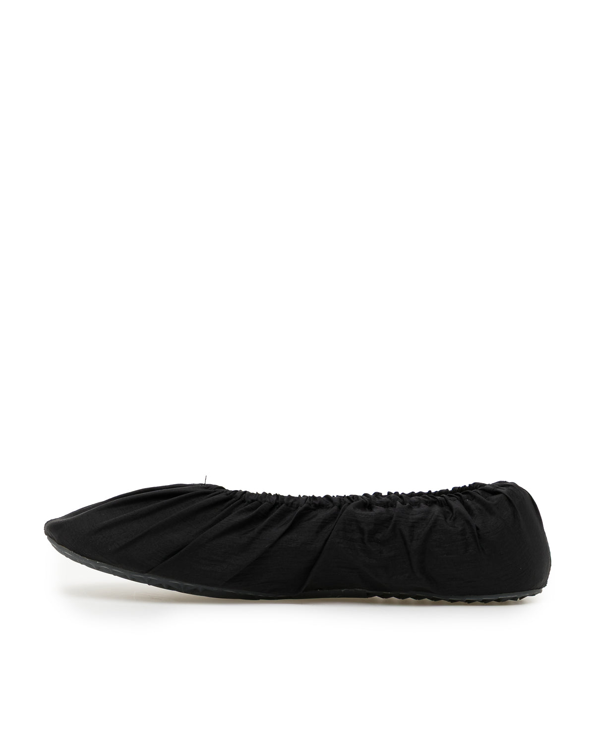 Ruched ballet flats