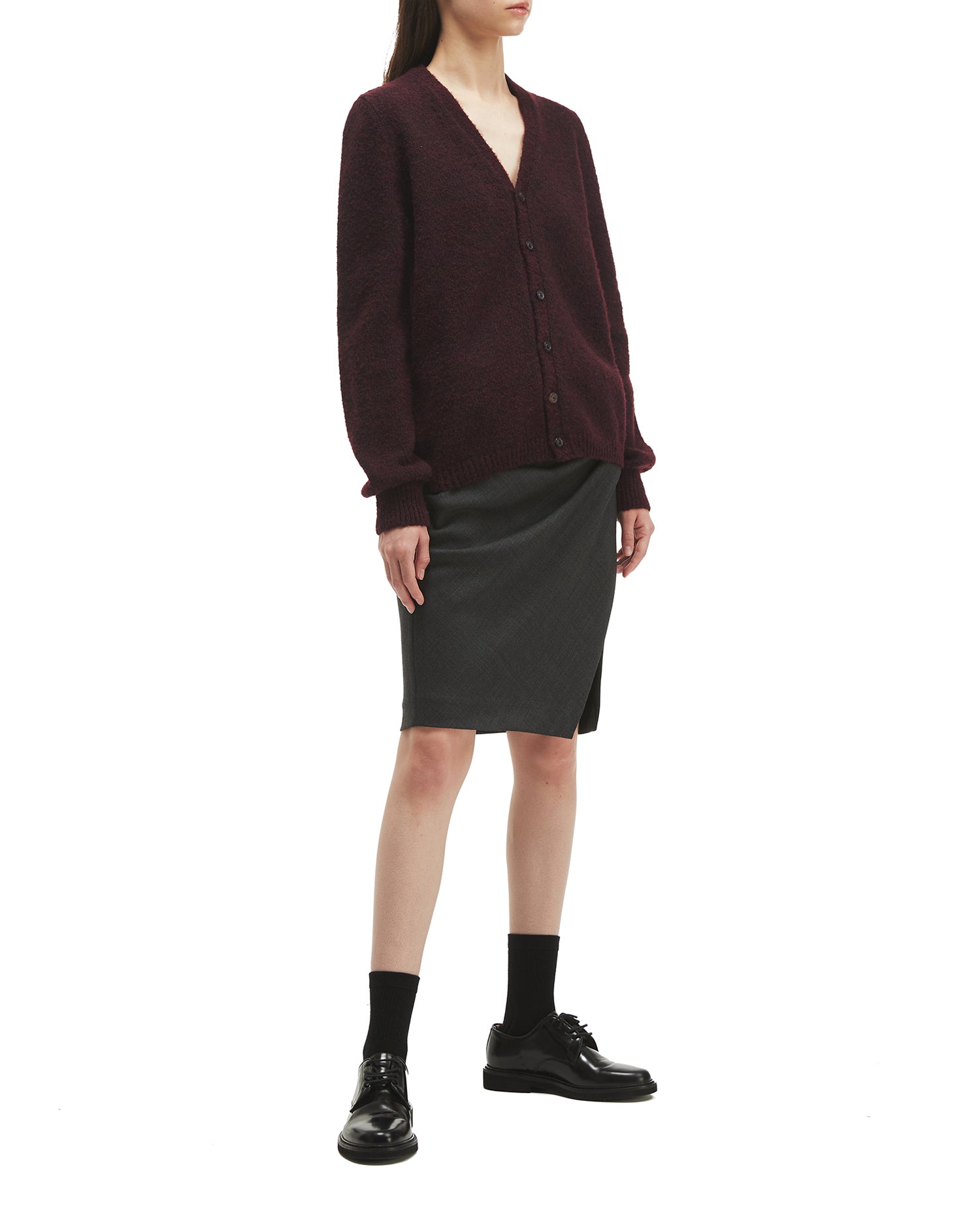 V-neck cardigan