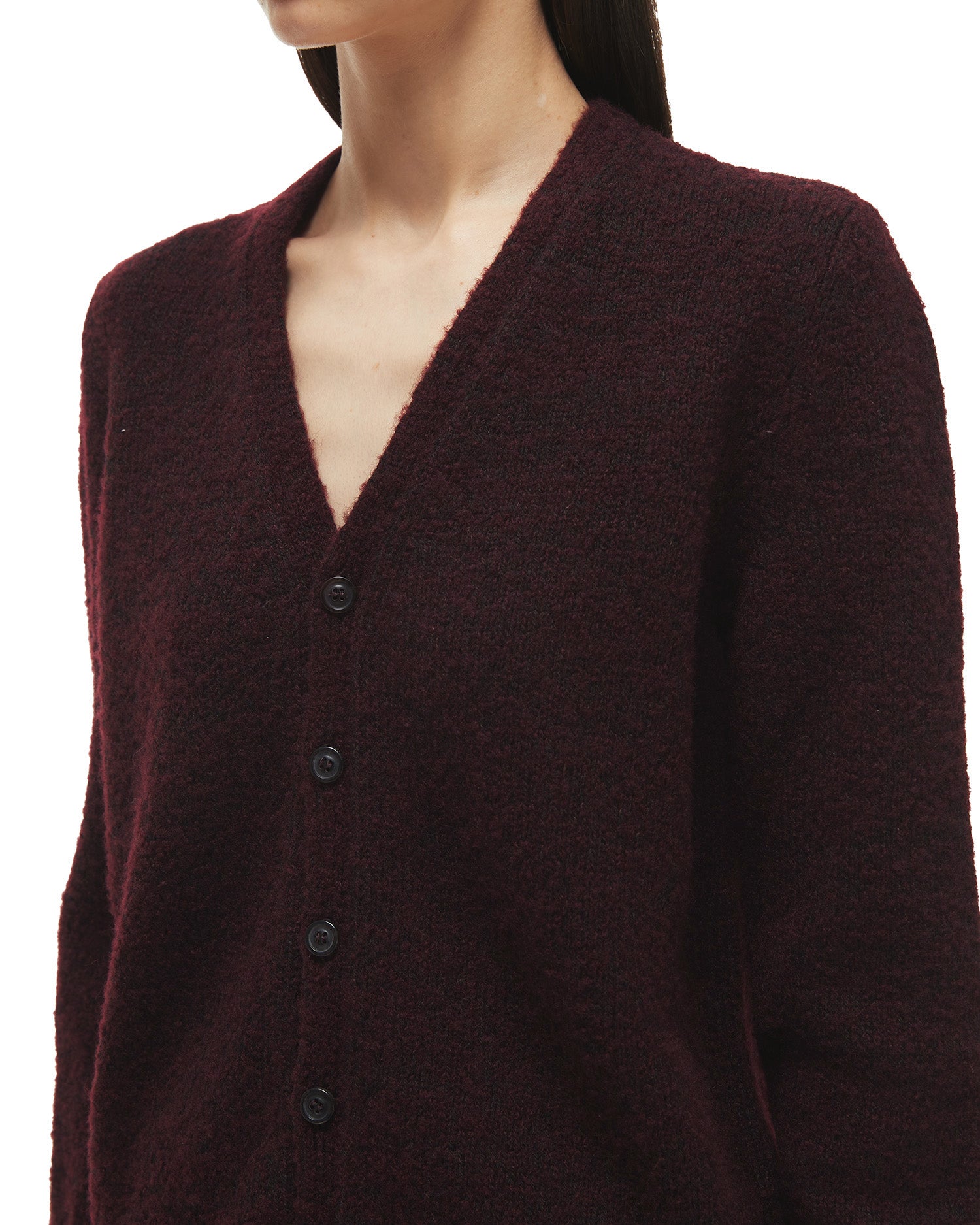 V-neck cardigan