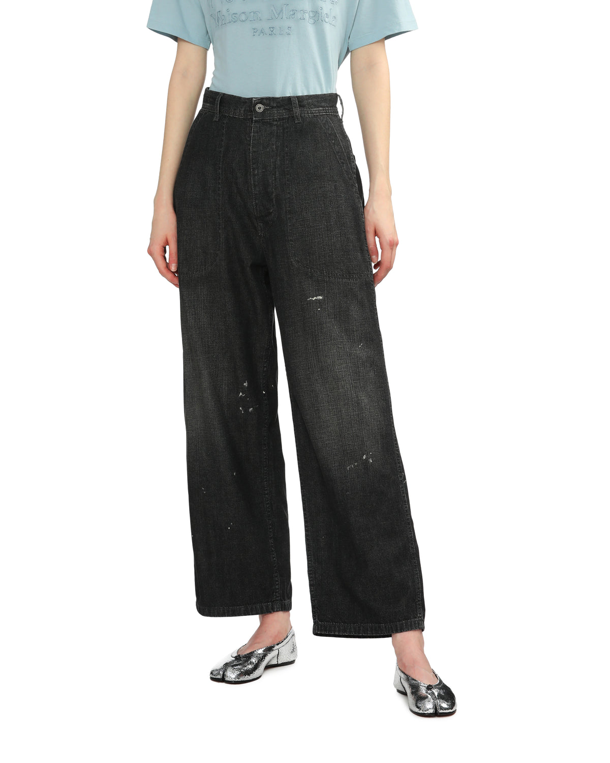 Wide leg jeans