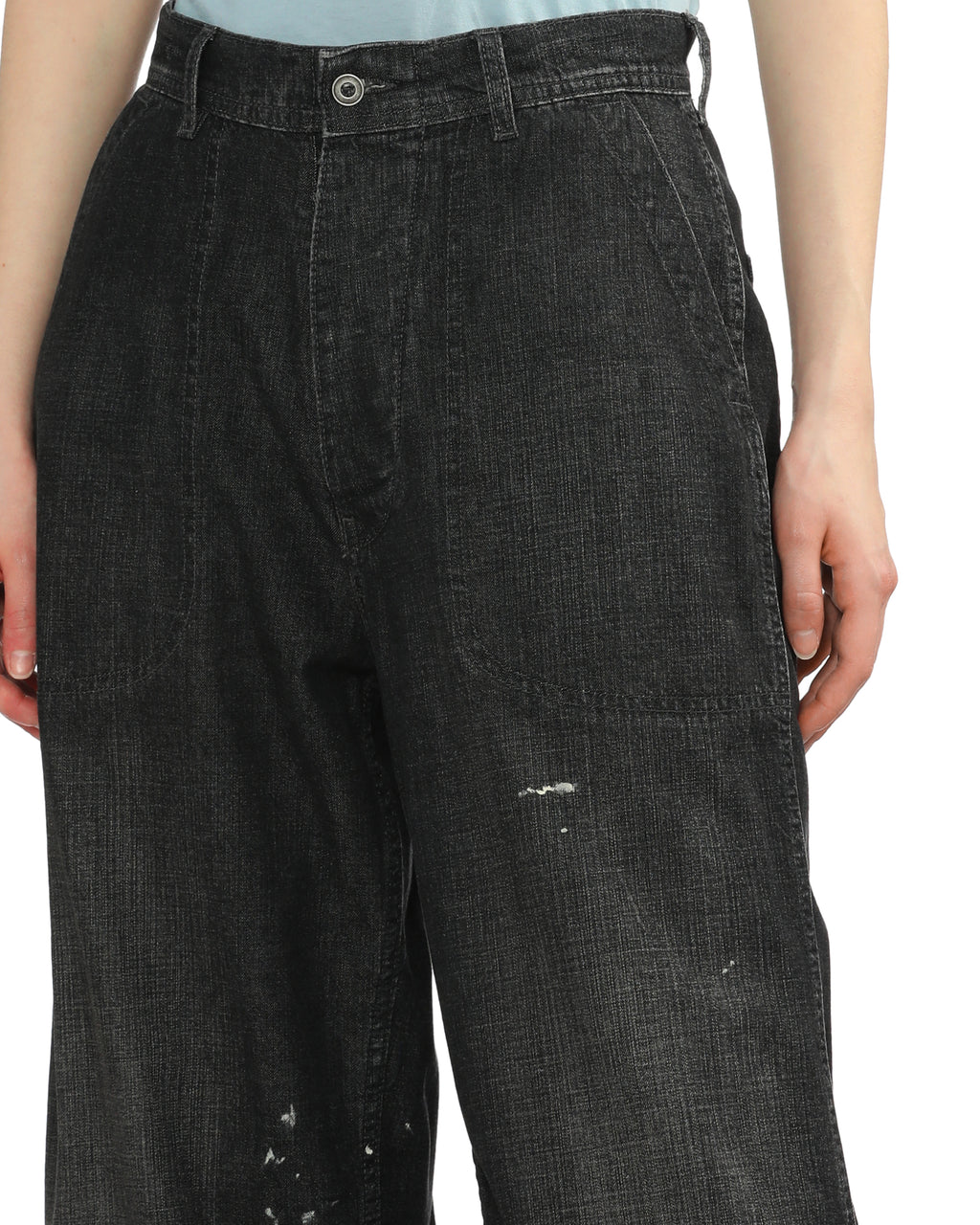 Wide leg jeans