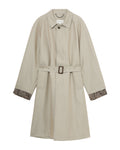 Iridescent trench coat