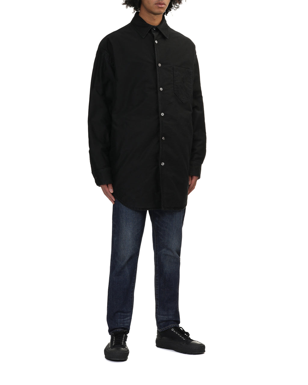 Padded shirt jacket